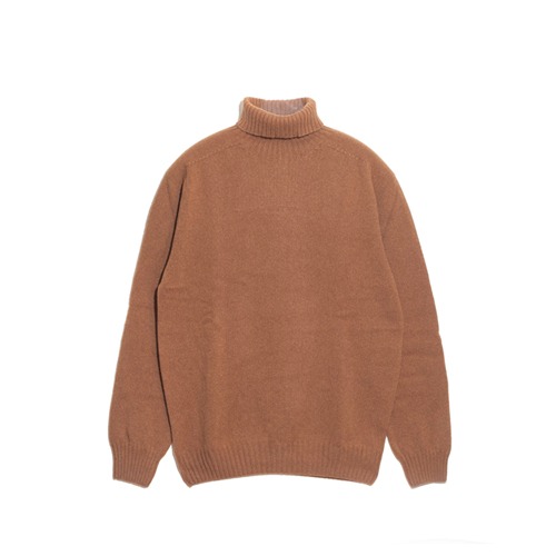 Harley of Scotland - Polo Neck Sweater - Vintage Vicuna