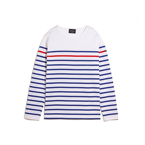 Le Minor - Sailor Striped Border Shirt (D69) - Blanche