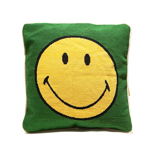 Smathers And Branson - Smathers &amp; Branson x Smiley (Forest) Needlepoint Pillow