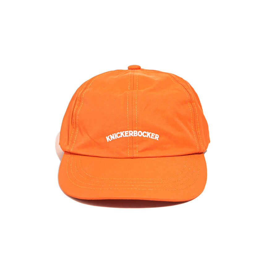 Nylon Logo Ball Cap - Orange